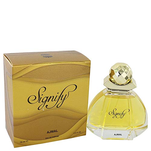Ajmal Signify Eau De Parfum Spray for Women - 2.5 oz Long-Lasting Floral Fragrance | Perfect for Date Nights, Office Wear & Special Occasions