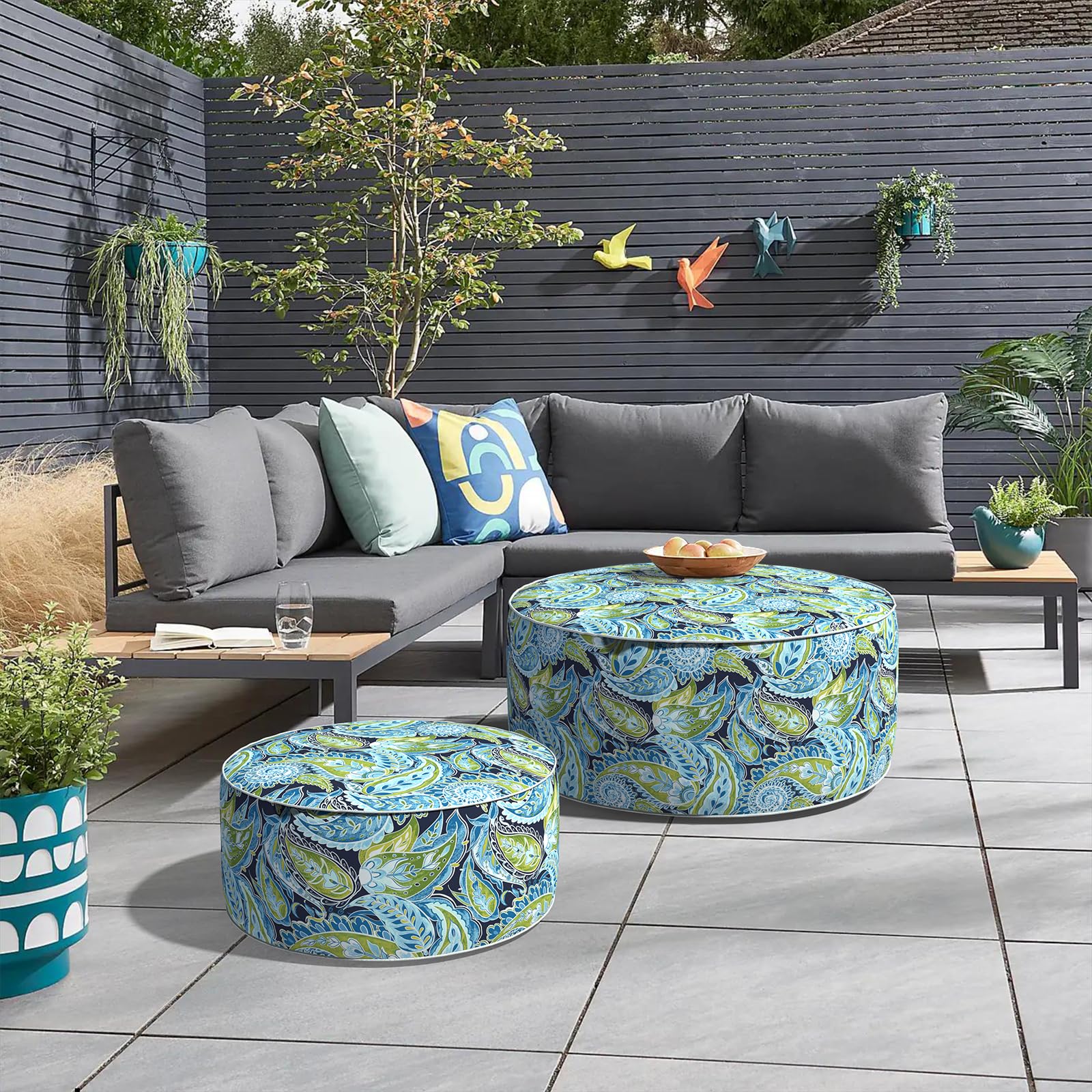 Inflatable Ottoman Stool - 31