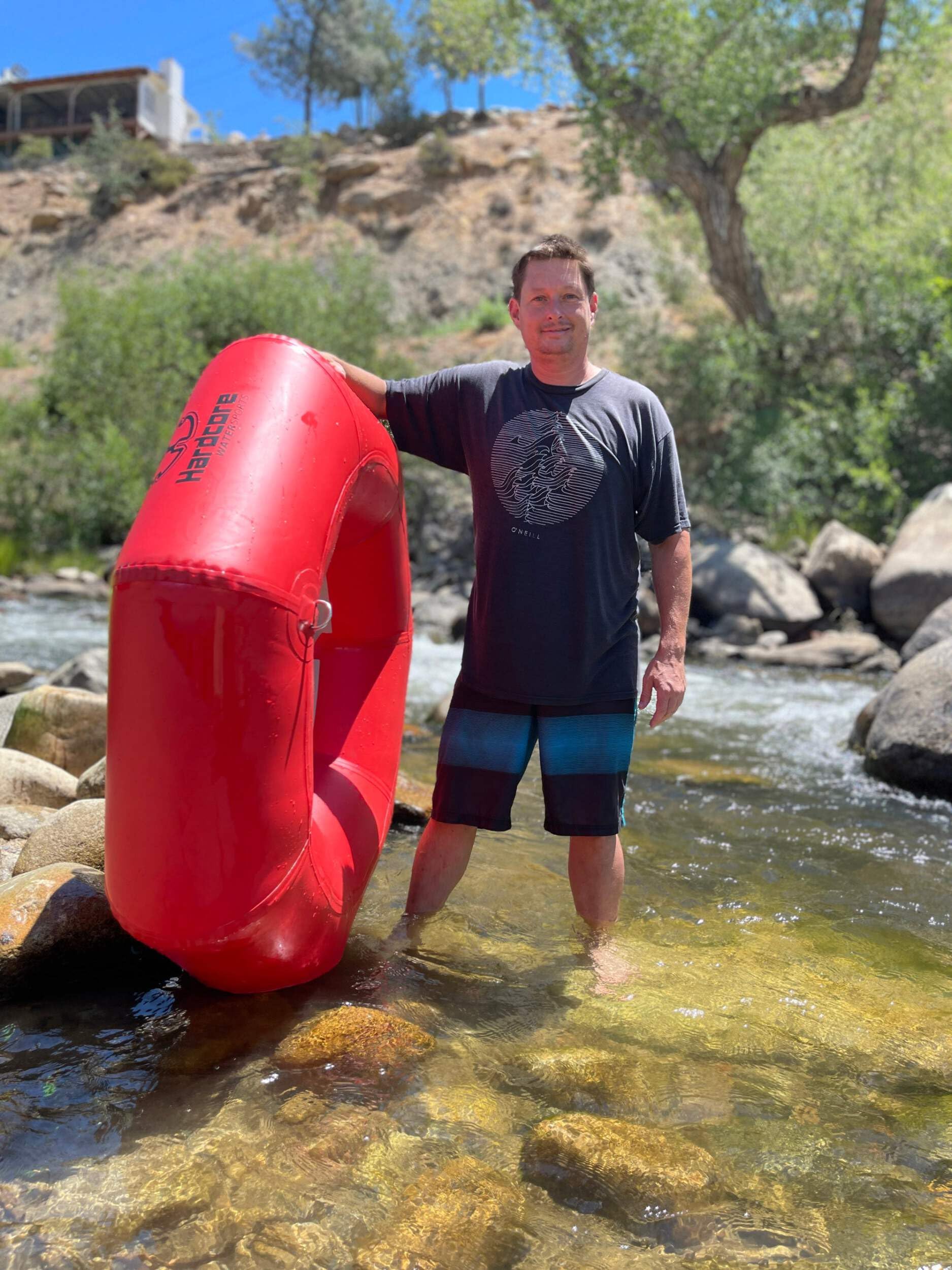 Premium Heavy-Duty River Tube with Triple-Layer PVC Construction | 7-Sided Ergonomic Design | Comfort Handles & Quick C7 Valve | Perfect for Whitewater Rafting, River Floating & Summer Water Adventures