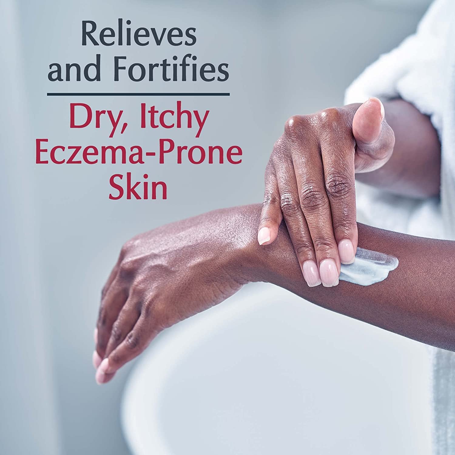 Eucerin Eczema Relief Body Cream 8 oz (Pack of 9) - Fragrance-Free Moisturizing Lotion for Dry, Itchy Skin - Perfect for Daily Use & Sensitive Skin Care Routine