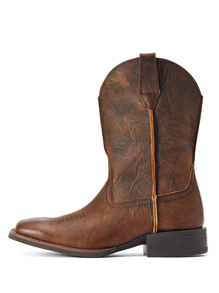 Ariat Men's Sport Rambler Western Boot - Brown Bartop - Comfortable & Durable Cowboy Boots for Riding, Work & Casual Wear