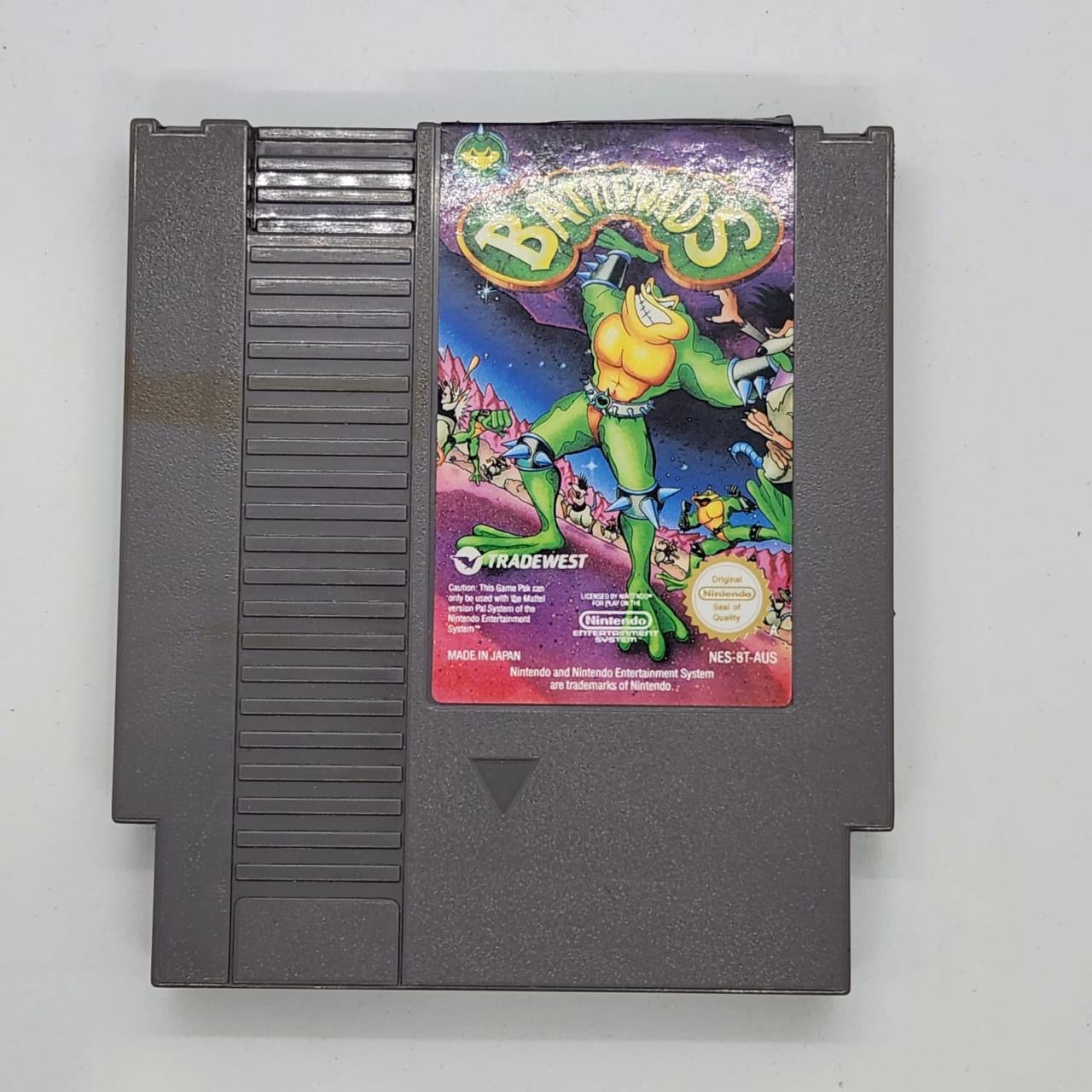 Battletoads Classic NES Game for Nintendo Entertainment System - Retro Gaming, Collectible, PAL Version - Perfect for Nostalgic Gamers and Collectors