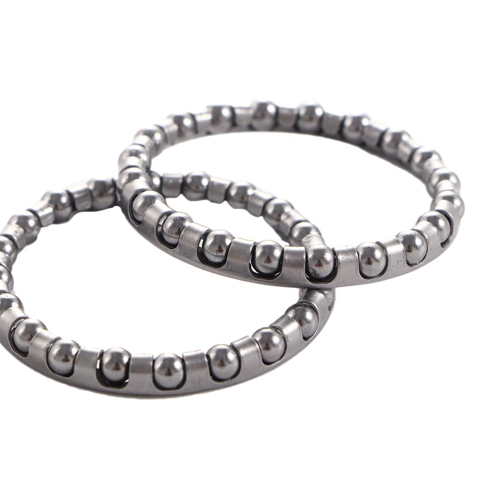 Premium Leadigol Bike Headset Bearings - Caged Ball Bearing Set for Front Fork & Frame - High Performance Cycling Headset Components for Road & Mountain Bikes - Perfect for Bike Maintenance, Upgrades & Racing