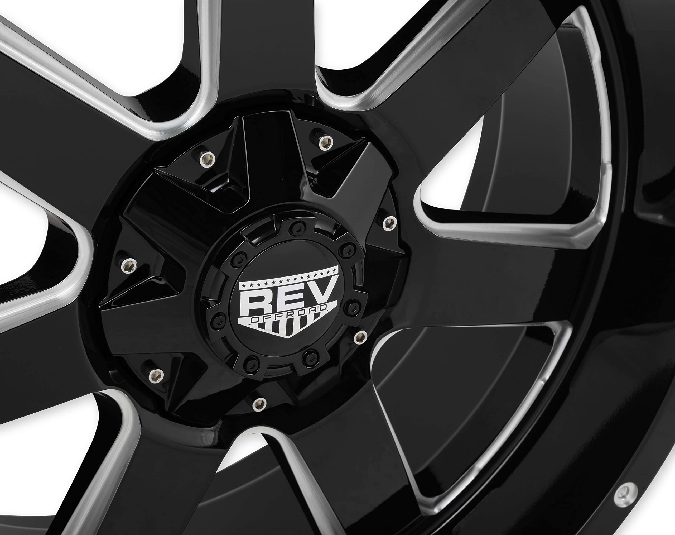 885M-2903512 20x9 Black Machined Lip Wheel - 6x5.5/6x135 Bolt Pattern - 4.53 Backspacing - Perfect for Trucks & SUVs Off-Roading & Custom Builds
