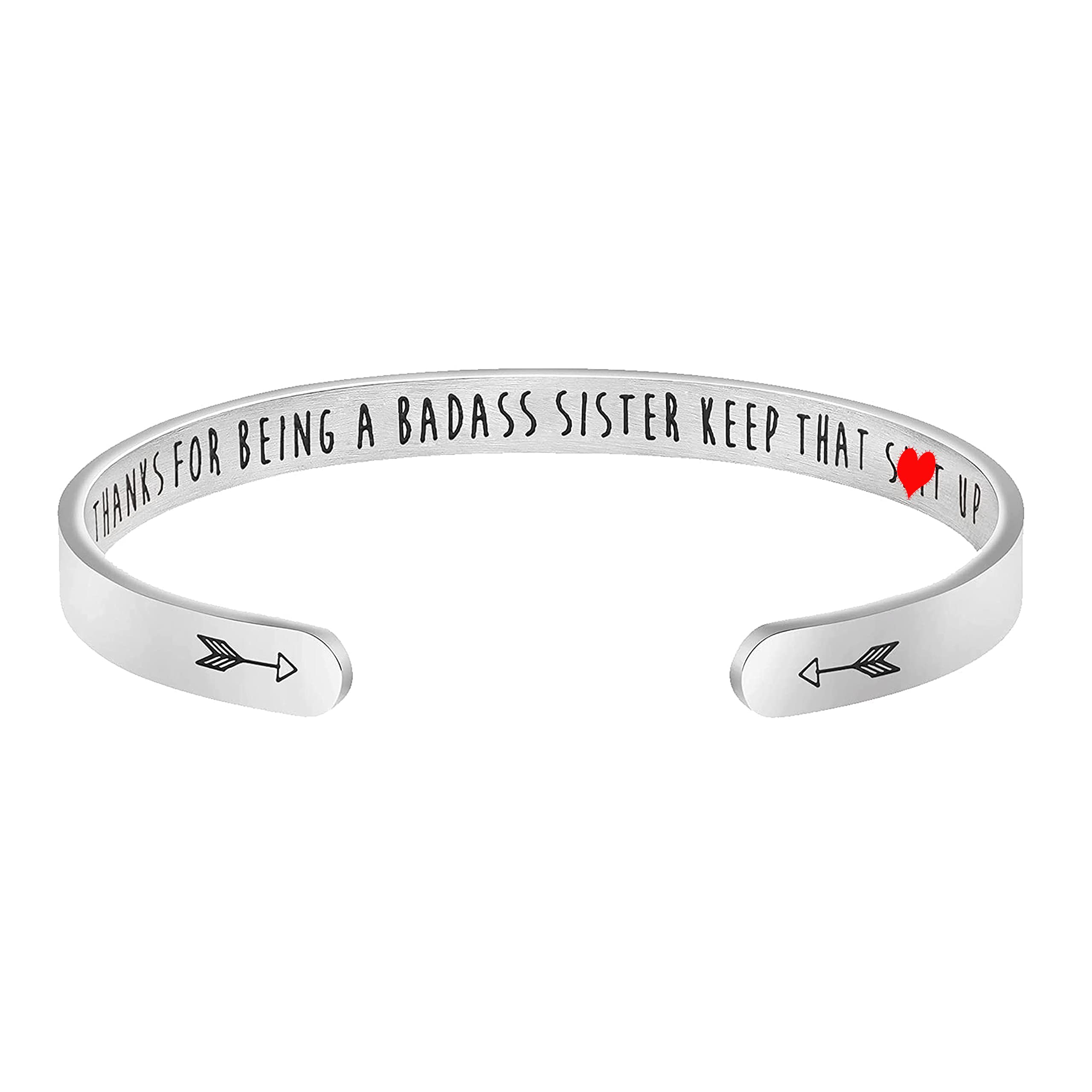 Personalized Inspirational Mantra Cuff Bracelet for Women - Encouragement Jewelry Gift for Her, Best Friend, Sister | Motivational Wear for Yoga, Meditation & Daily Affirmations