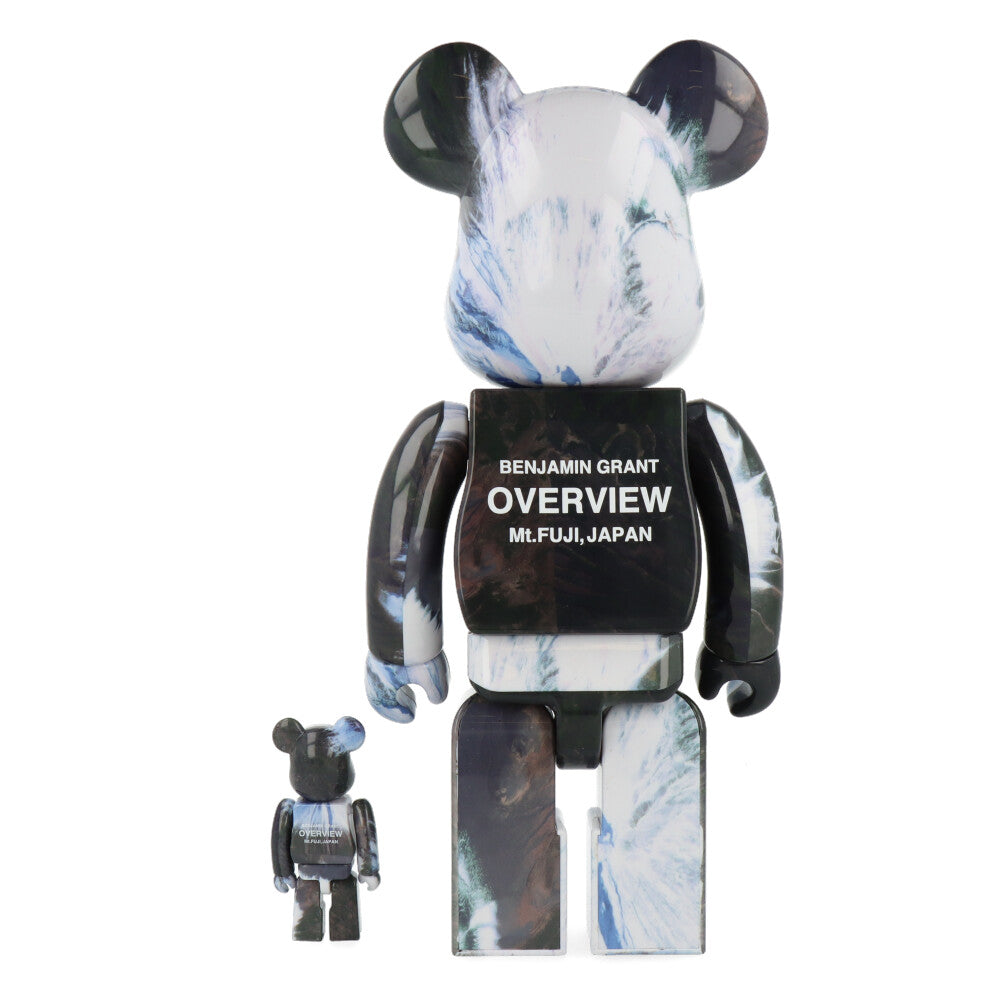 400% + 100% Bearbrick Benjamin Grant Fuji Mount Art Toy Figure - Collectible Designer Vinyl Bearbrick for Home Decor & Office Display