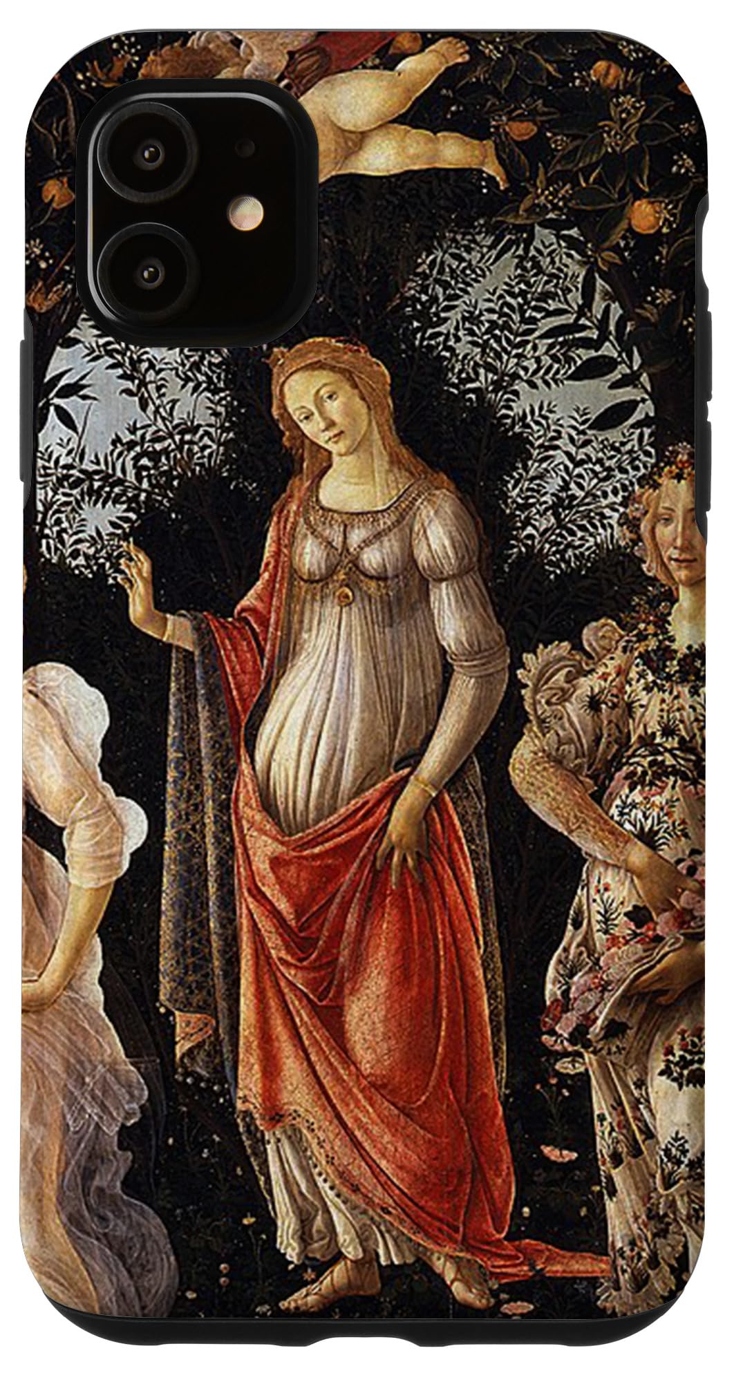 iPhone 11 Case with Botticelli Primavera Painting - Spring Art History Phone Cover - Perfect for Art Lovers & Renaissance Enthusiasts