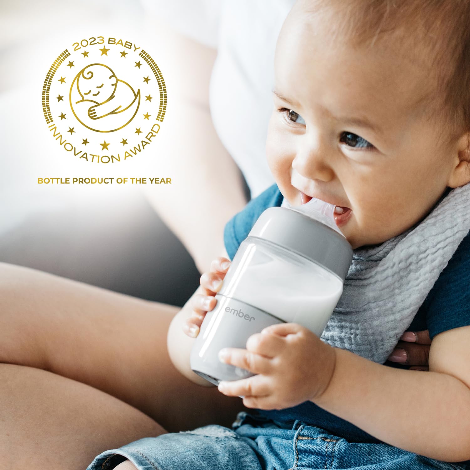 Ember Baby Bottle System Plus - Smart Temperature Control Baby Bottle for Newborns & Infants | Perfect for Feeding at Home, Travel & On-the-Go