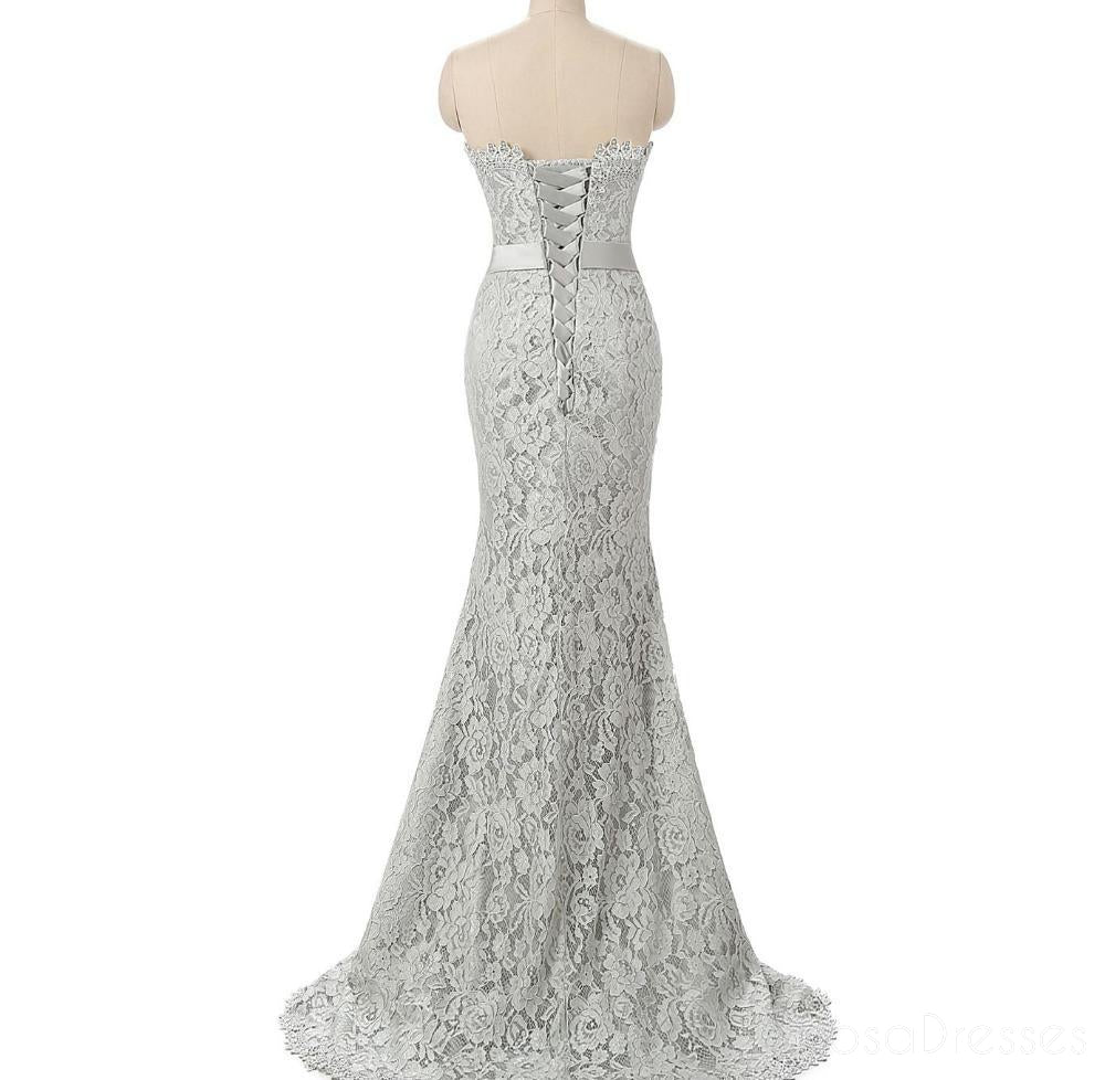 Off Shoulder Short Sleeve Lace Mermaid Long Evening Prom Dresses for Women - Elegant Formal Gown for Homecoming, Wedding, Party | Style 17242