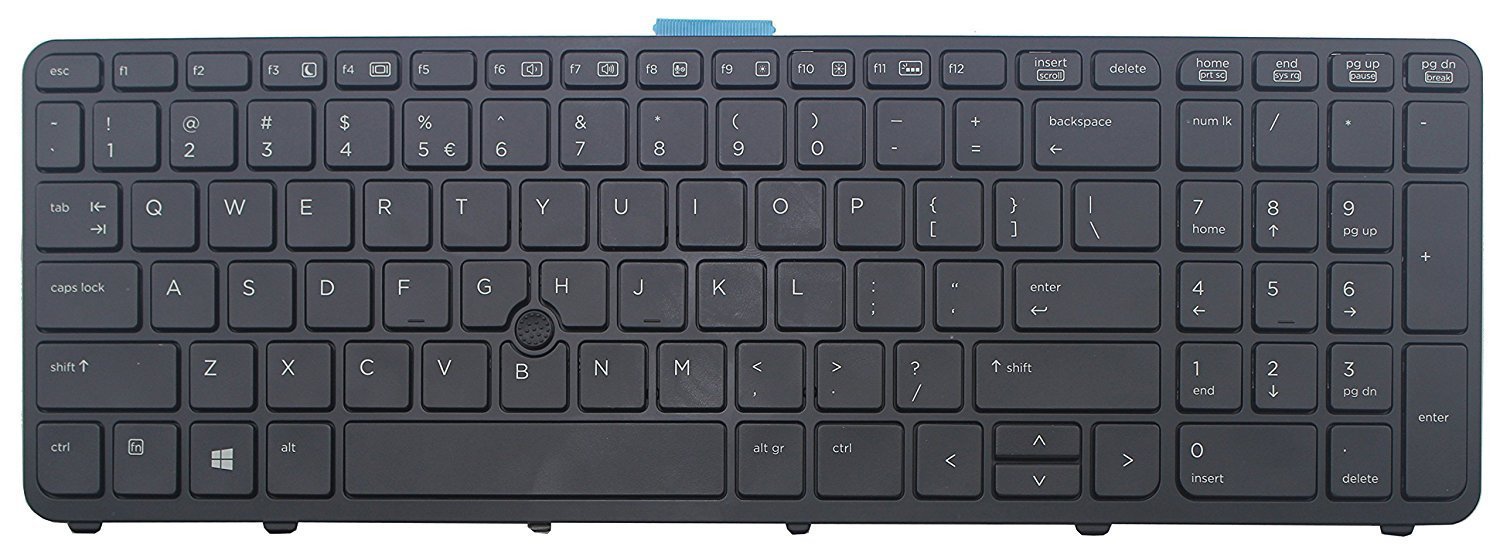 Original HP PK130TK2A00 PK130TK2A01 Backlit Keyboard for HP Laptops - US Layout, Durable Keys with Comfortable Typing for Work, Gaming & Home Office Use