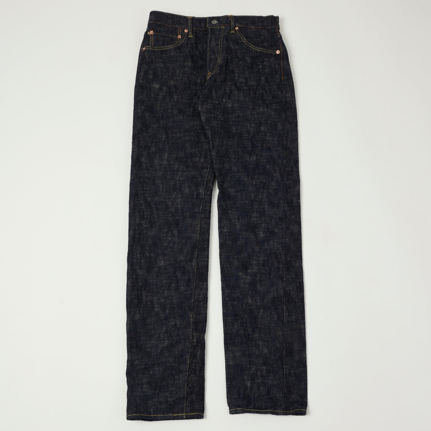ONI 246 Kasuri 17oz Relaxed Tapered Jeans - One Wash Selvedge Denim for Men | Perfect for Casual Wear, Street Style & Everyday Comfort
