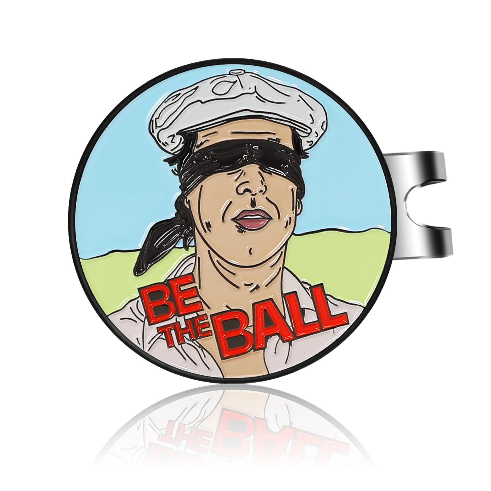 Premium Magnetic Golf Ball Marker with Hat Clip - Funny Golf Accessories for Men & Women - Ideal Gift for Golf Lovers - Perfect for Golf Courses, Driving Ranges & Tournaments