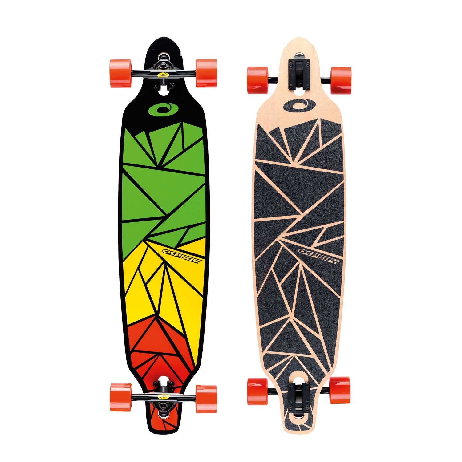 **Osprey 39-inch Twin Tip Longboard Skateboard – Canadian Maple Deck, Complete Setup for Adults, Kids & Beginners – Multiple Colors – Perfect for Cruising, Commuting & Downhill Riding**