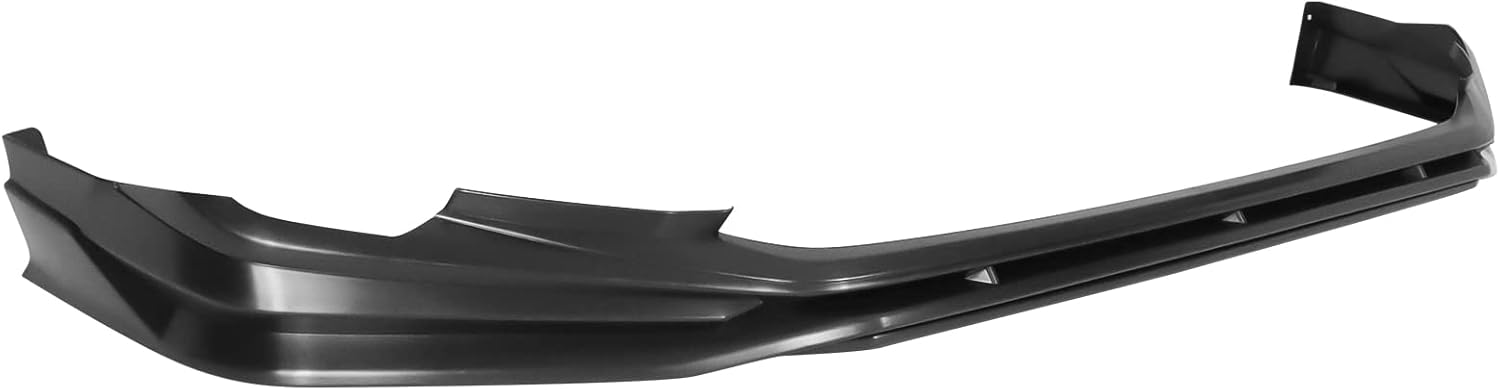 2022-2025 Honda Civic Sedan & Hatchback Front Bumper Lip Spoiler - Matte Black Unpainted PP Material | Enhances Aerodynamics & Sporty Look | Perfect for Street Racing & Car Shows