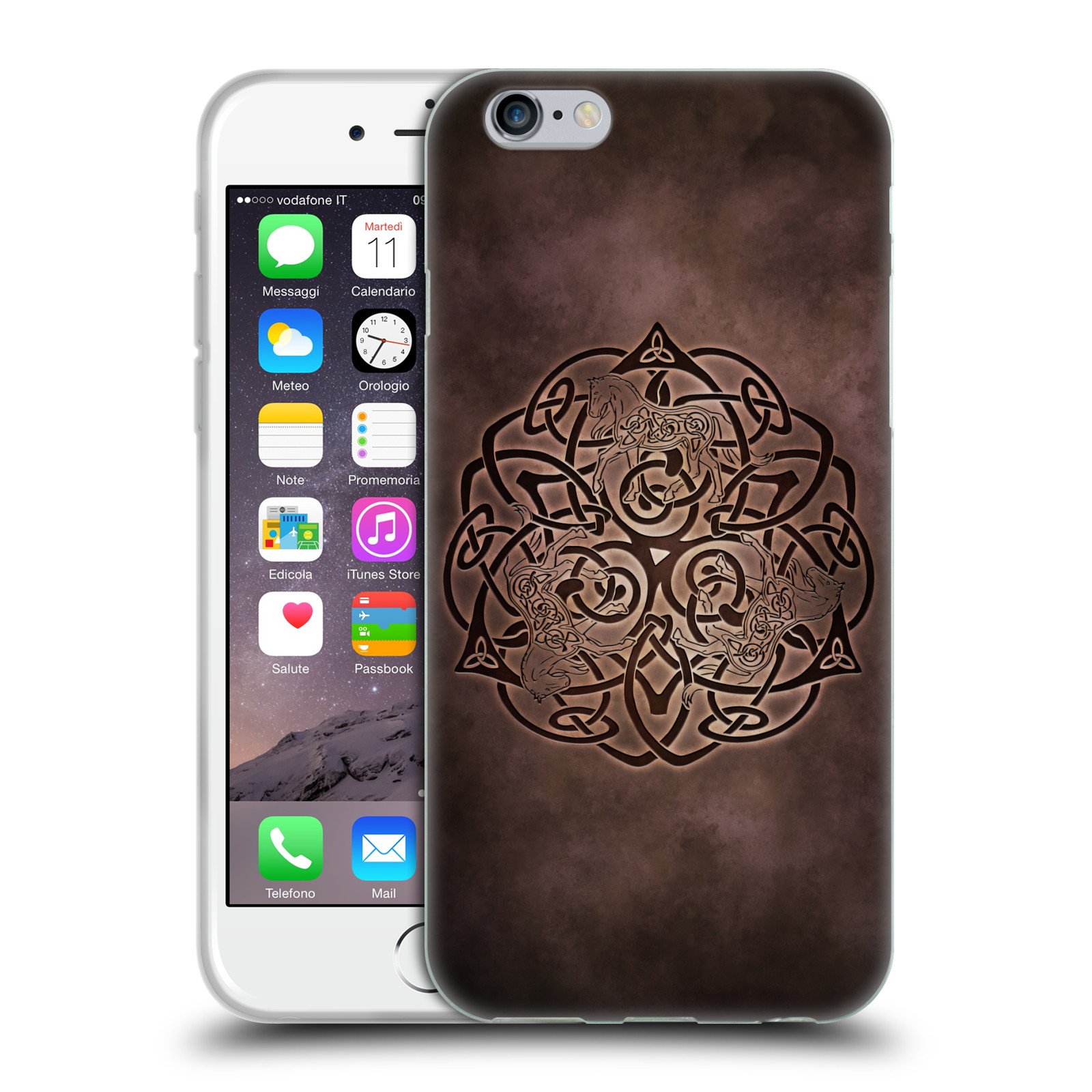 Officially Licensed Brigid Ashwood Knot Horse Celtic Wisdom Soft Gel Case for Apple iPhone 6/6s - Durable Protective Phone Cover with Artistic Design, Perfect for Everyday Use, Travel & Gift Giving
