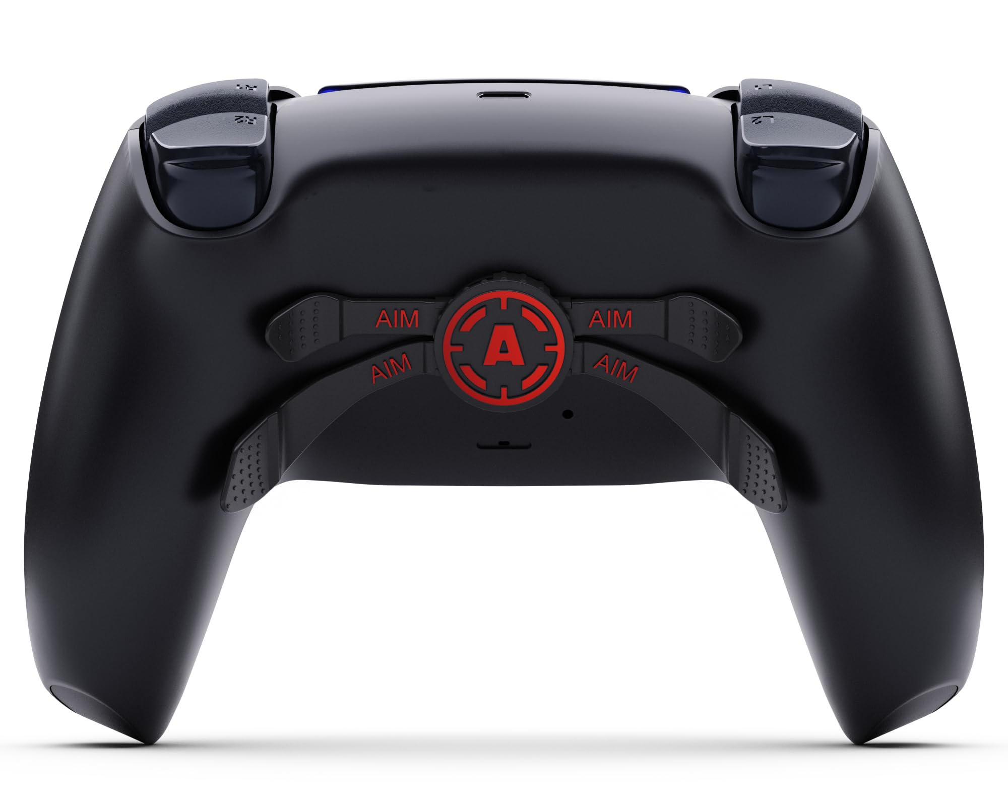 AimControllers PRO Wireless Gaming Controller for PS5 & PC - Custom Made with 4 Remappable Back Paddles | Premium Gaming Accessories for Competitive Play (Green Storm) | Perfect for FPS, Racing & eSports Tournaments
