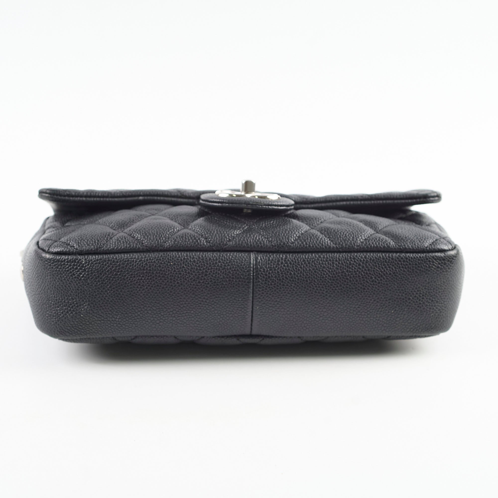 Chanel Classic Flap Bag Black Caviar Leather - Luxury Designer Handbag for Women, Perfect for Parties, Work & Everyday Use