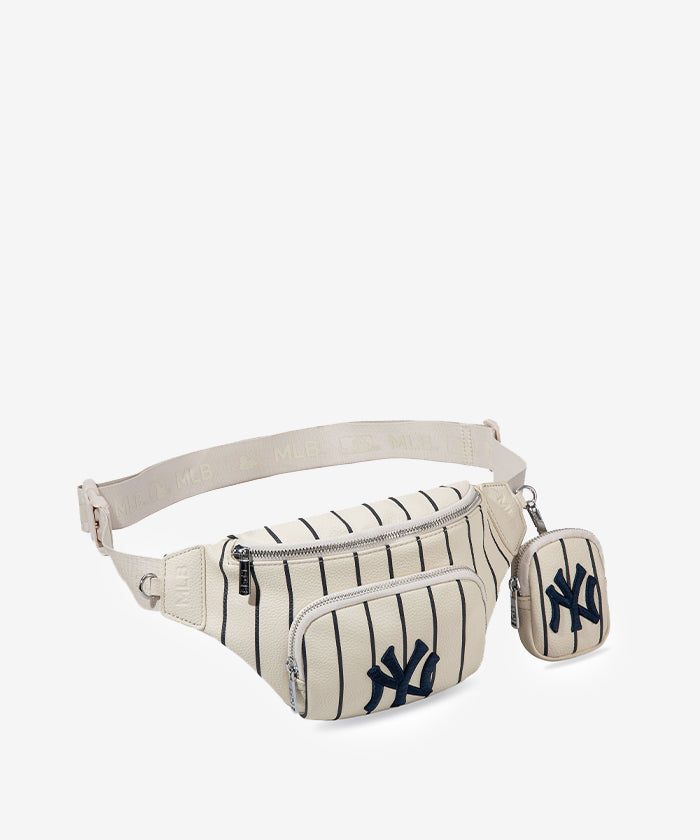 MLB New York Yankees Fanny Pack Waist Bag - Official Licensed Baseball Fan Gear for Men & Women - Perfect for Games, Concerts & Travel Accessories
