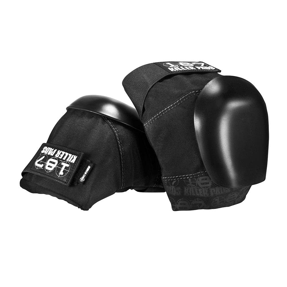 187 Killer Pads Pro Knee Small Black - Premium Knee Protection for Skateboarding, BMX & Extreme Sports