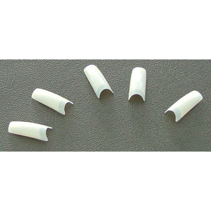 Crystal Clear Nail Tips - Acrylic Nail Extensions for Salon & DIY Manicure at Home