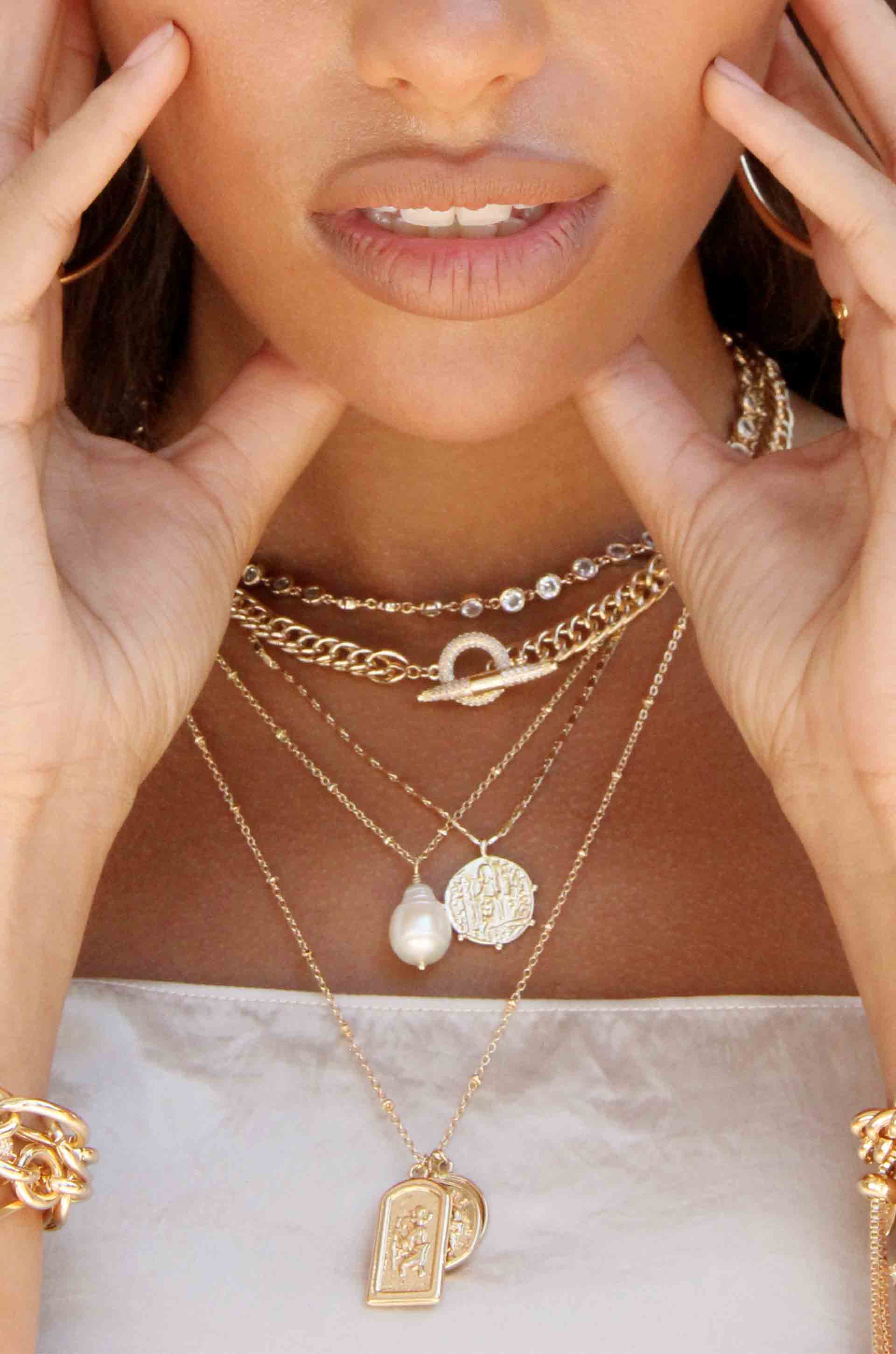 Lucky Coin Charms Talisman Necklace for Women - Spiritual Protection Jewelry for Good Fortune & Positive Energy | Perfect for Meditation, Gifts & Everyday Wear