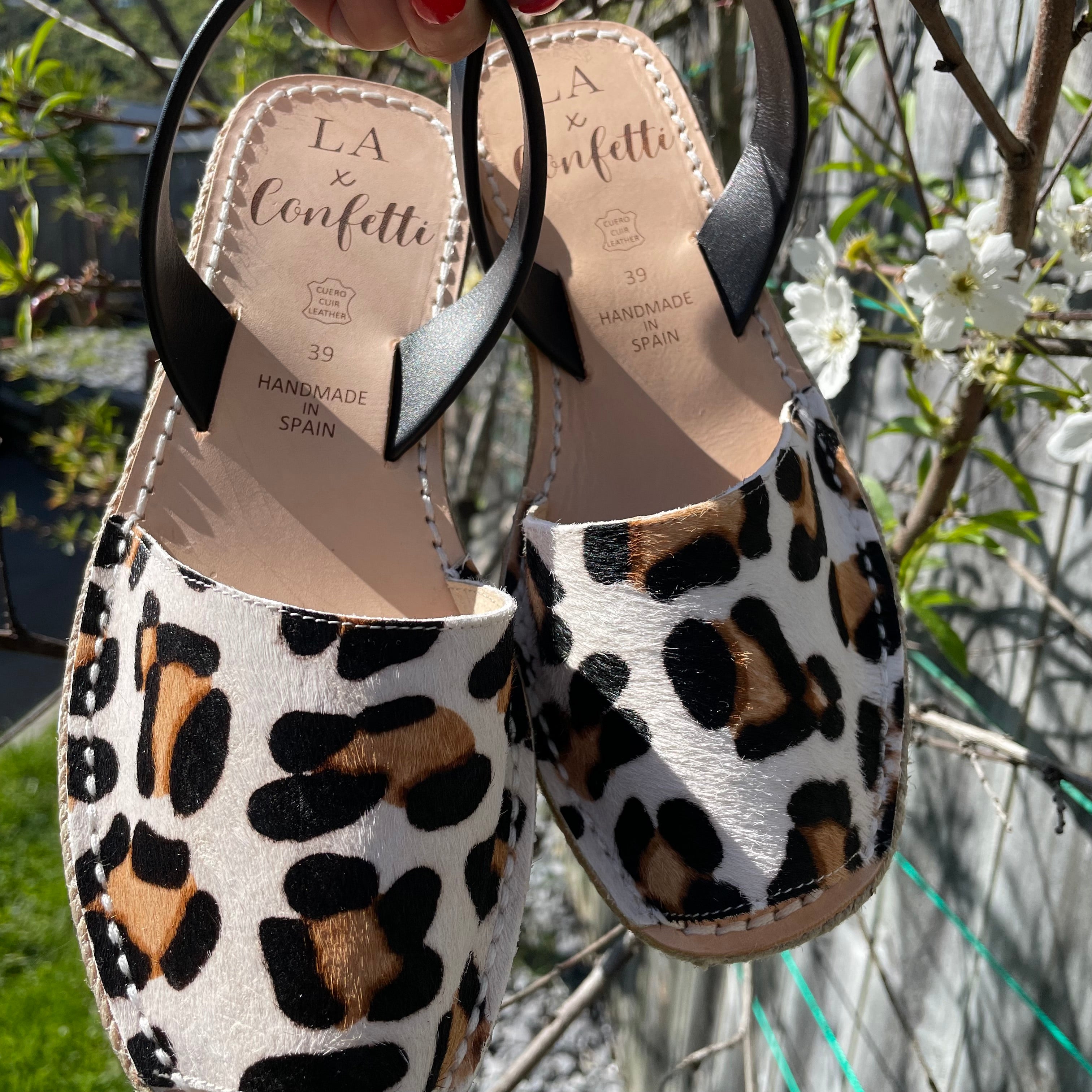 LA x Confetti Mini Jute Wedge Shira - Stylish Women's Espadrille Sandals for Summer | Perfect for Beach, Vacation and Casual Outings