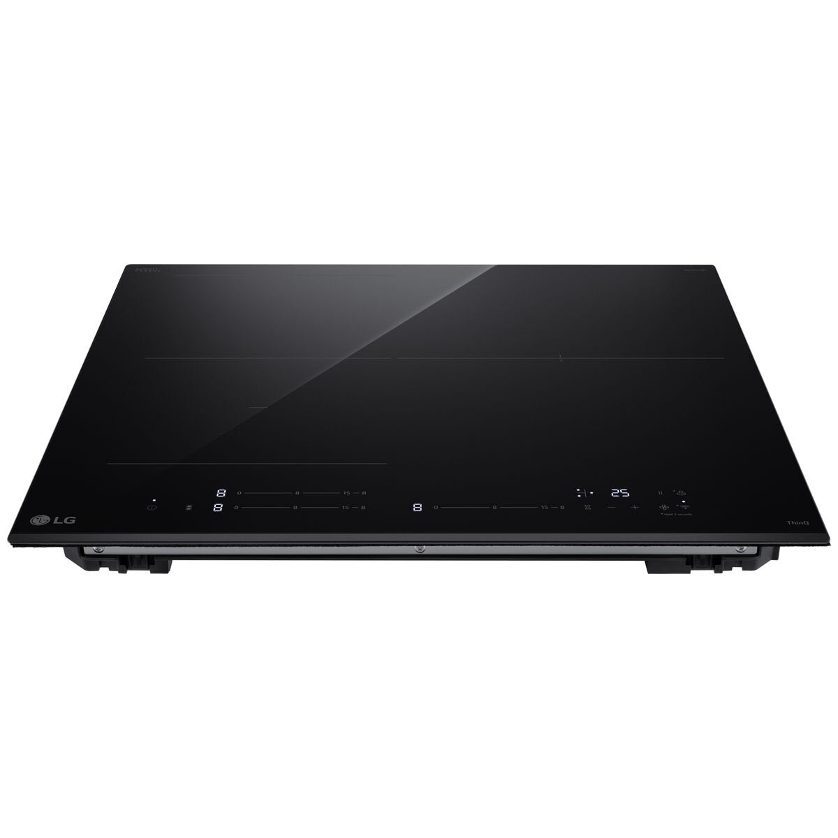 LG 60cm Series 7 Induction Cooktop with Flexi Zone - 3 Zone Ceramic Glass Cooktop, 7400W Power, Smart Diagnosis (Model BCI607T3BG) - Perfect for Modern Kitchens, Home Cooking & Professional Chefs