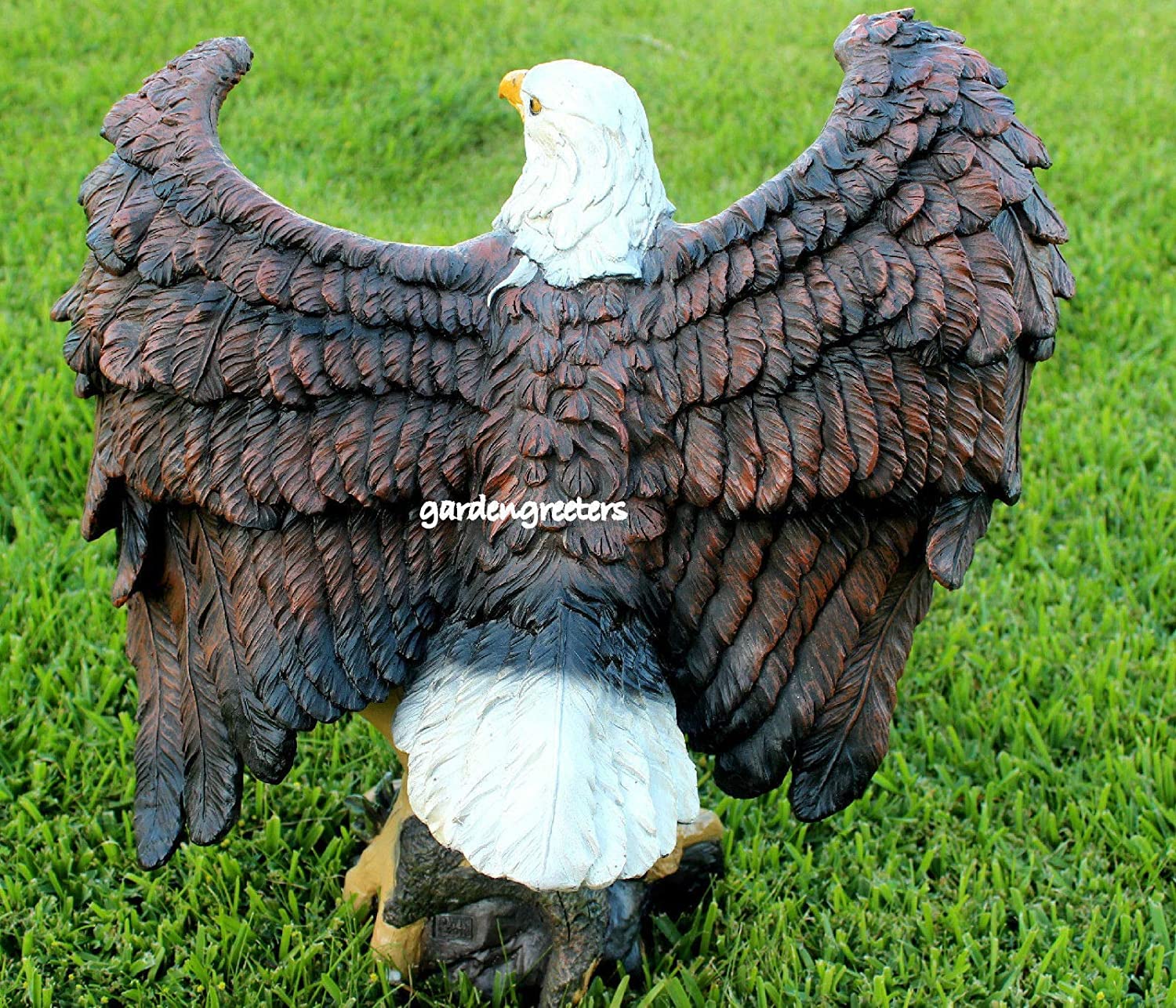 Large American Eagle Statue - Premium Outdoor Decoration for Garden, Patio & Home Decor | Patriotic Eagle Sculpture for Yard, Office & Gifts