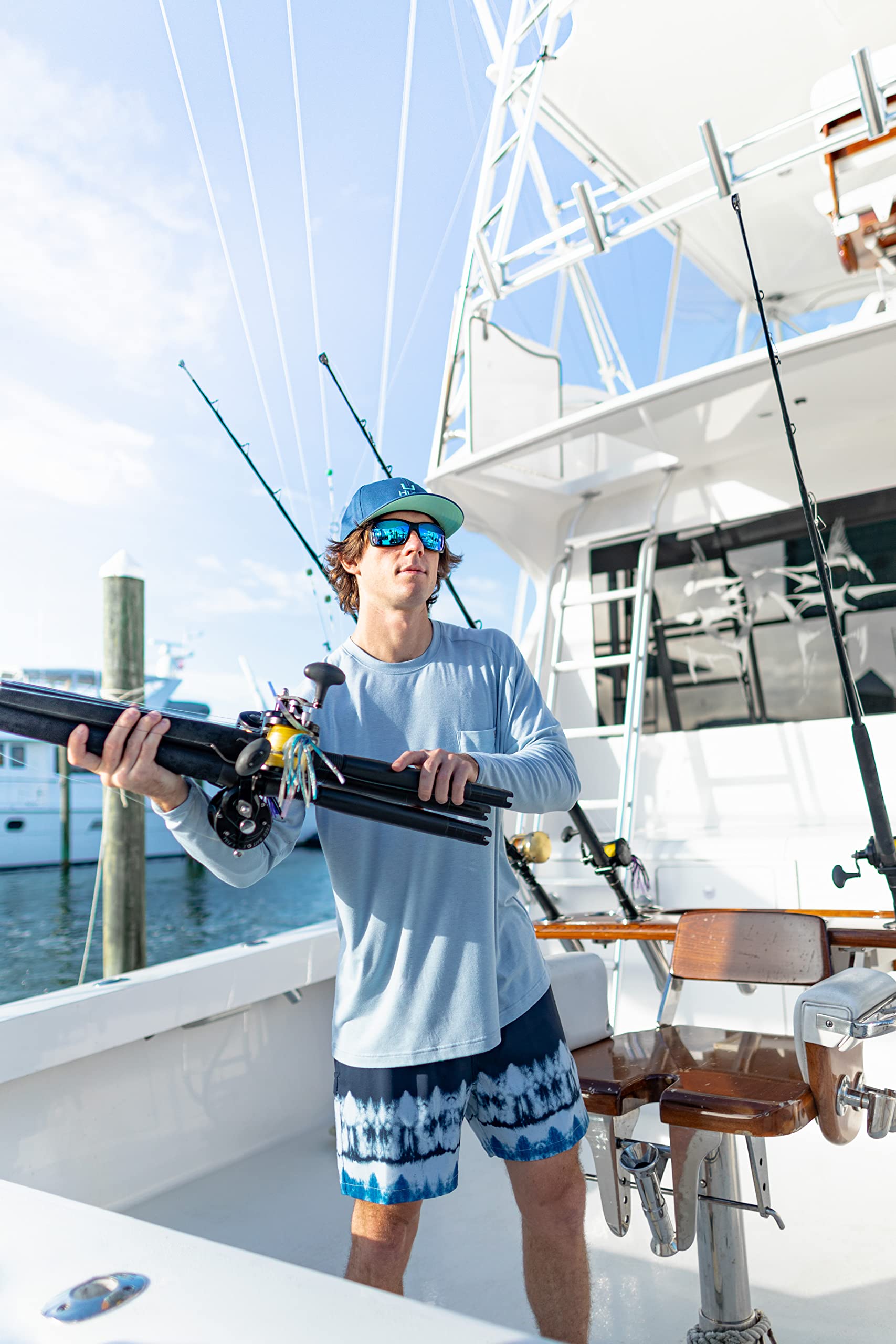 HUK Polarized Sunglasses for Fishing, Sports & Outdoor Activities - High-Performance UV Protection Frames for Men & Women - Perfect for Boating, Hiking, and Beach Adventures