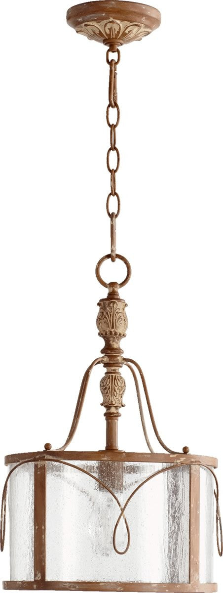 12W Salento 1-Light Pendant French Umber - Modern Farmhouse Lighting for Kitchen Island, Dining Room & Entryway
