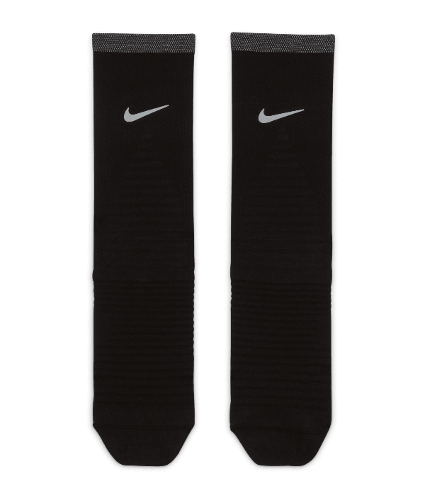 Nike Spark Lightweight Crew Socks - Black Unisex Athletic Socks for Running, Gym & Everyday Comfort