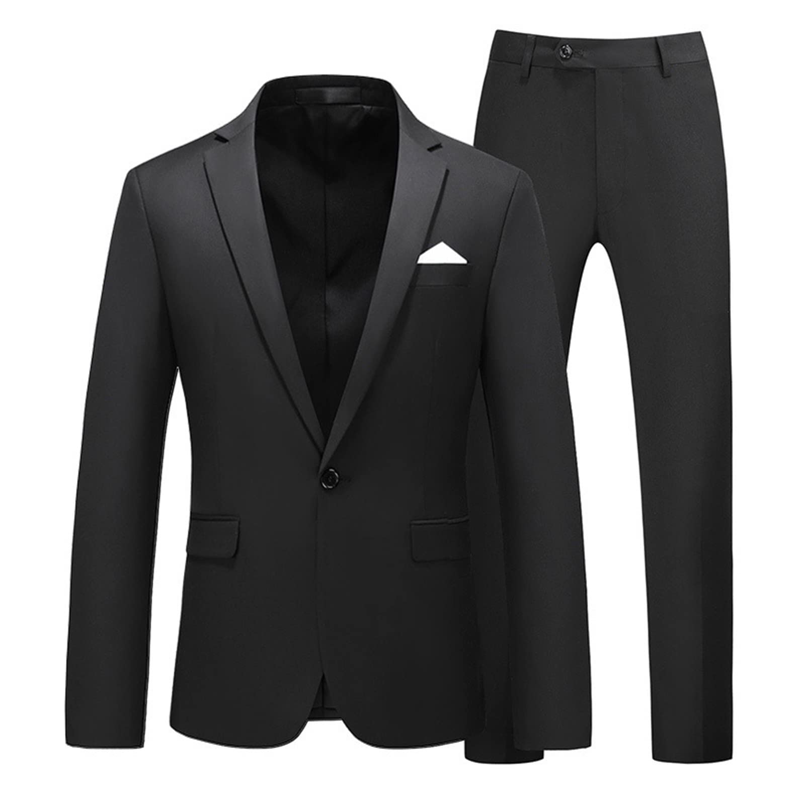 Men's 2-Piece Christmas Suit Set - Festive Jacket & Vest with Pants for Holiday Parties, Ugly Christmas Costume, Office Party Outfit, Family Gathering Attire