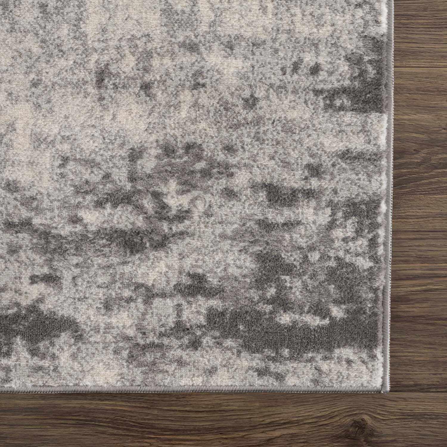 Modern Bohemian Abstract Area Rug - Neutral Beige Cream Brown Gray Distressed Carpet for Living Room Bedroom Dining Room - 7'10