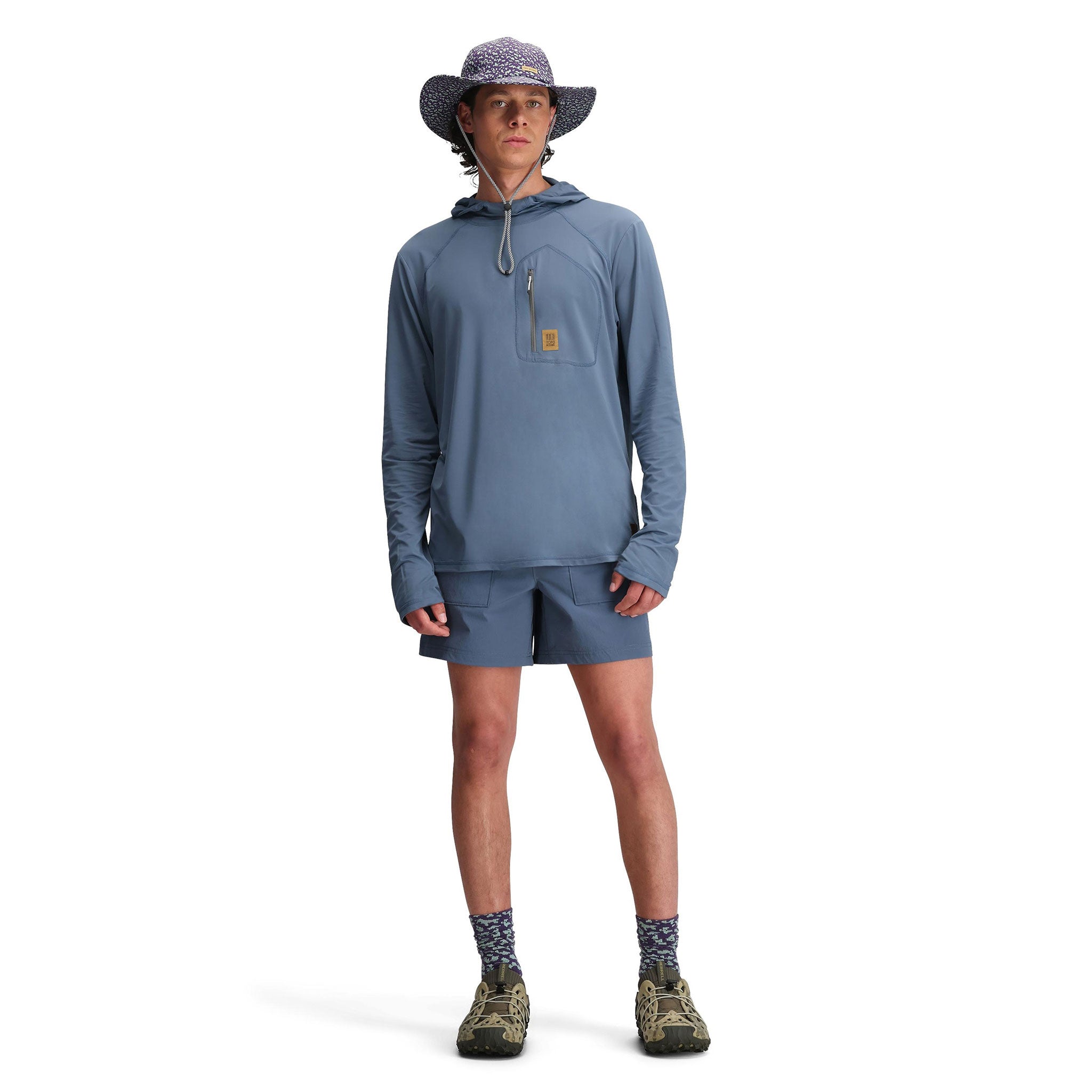 Men's Sun Hoodie UPF 50+ UV Protection Lightweight Breathable Outdoor Hiking Running Fishing Shirt - Perfect for Summer Sports & Active Lifestyle
