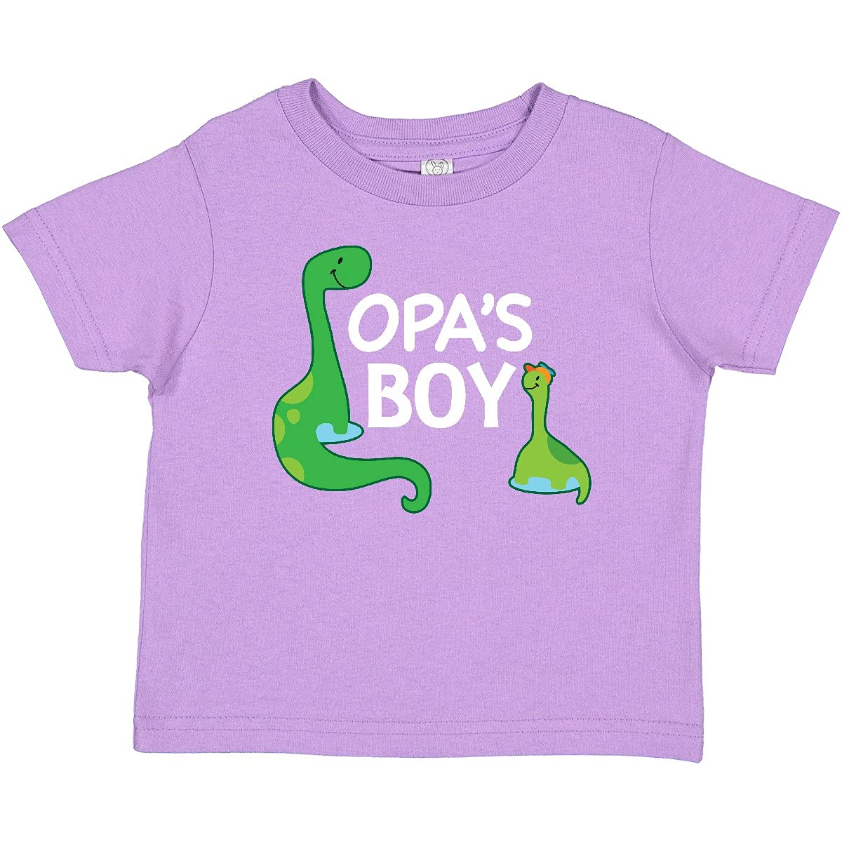 Inktastic Opa's Boy Grandson Dinosaur Baby T-Shirt - Cute Dino Graphic Tee for Toddlers & Kids - Perfect for Playdates, Birthday Gifts & Family Photos