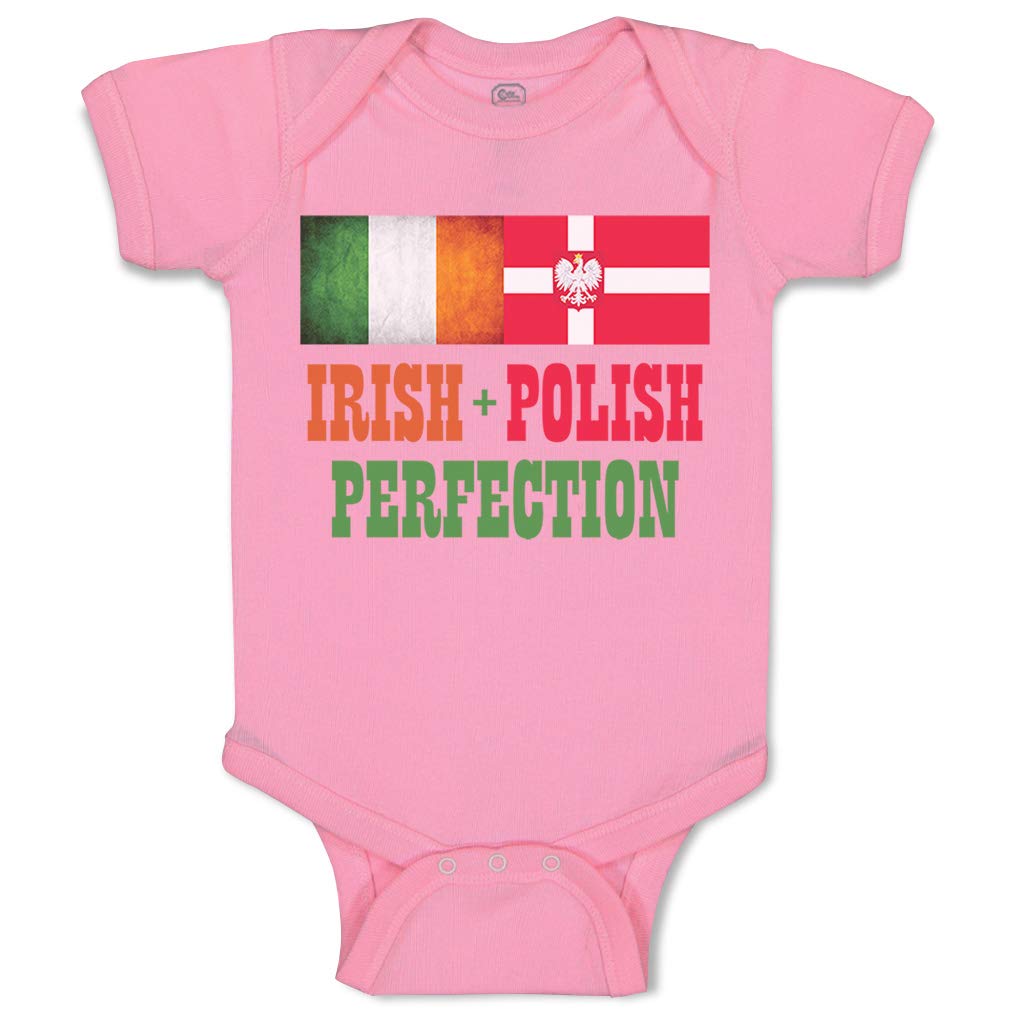 Funny Cute Rascals Baby Bodysuit - 100% Cotton Irish Polish Perfection Outfit for Boys & Girls | Perfect for St. Patrick's Day, Family Photos & Everyday Wear