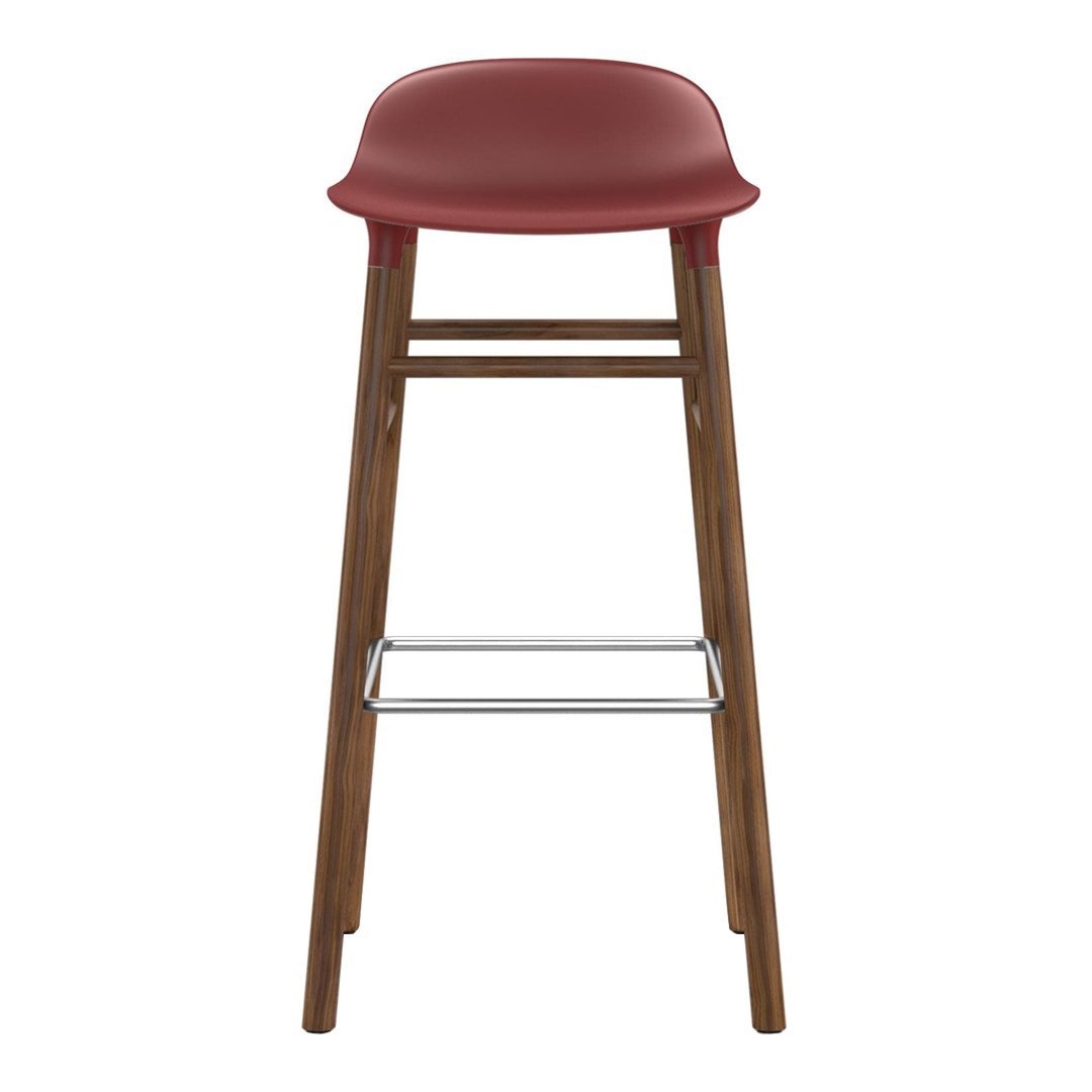 Modern Wooden Bar Stool with Sturdy Wood Legs - Counter Height Kitchen & Pub Stool for Home, Restaurant & Bar Use