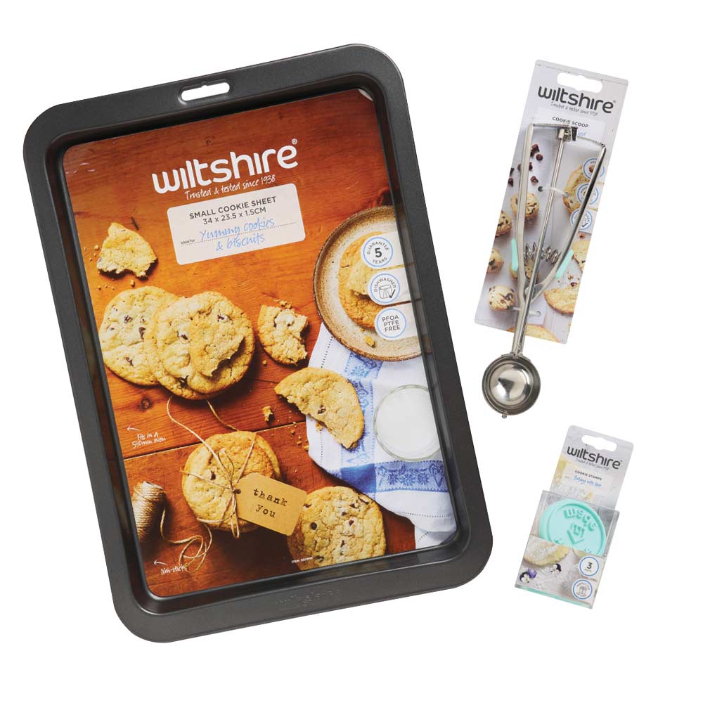 Premium Cookie Baking Essentials Bundle - Homemade Cookie Dough Mix & Baking Tools Kit for Perfect Cookies | Ideal for Holiday Baking, Gifts & Family Treats