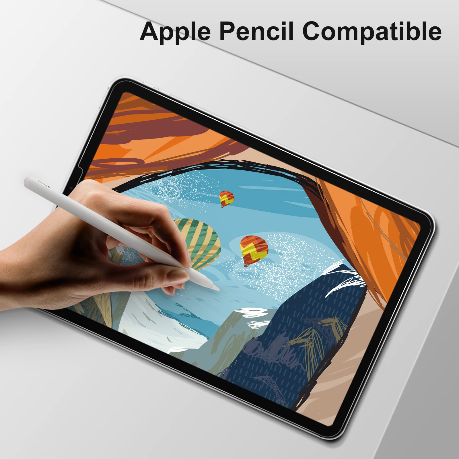 SPARIN 3 Pack Tempered Glass Screen Protector for iPad Air 5th/4th Gen 10.9 inch (2022/2020) & iPad Pro 11 inch (2022/2021/2020/2018) - Case Friendly, Anti-Scratch, HD Clear Protection - Perfect for Work, Study & Entertainment