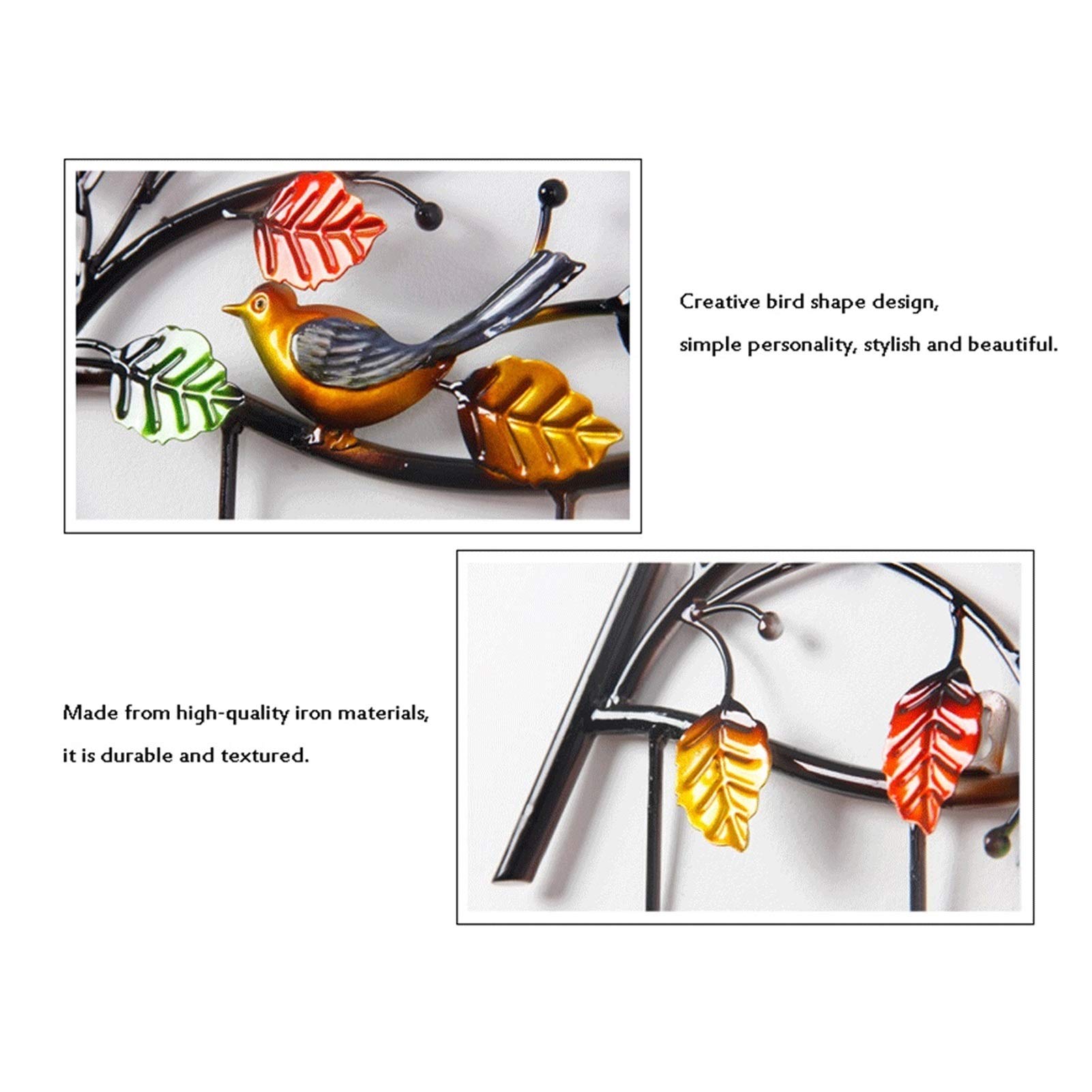 Creative Wrought Iron Wall Mounted Coat Rack - Stylish Clothes & Hat Hanger for Living Room, Bedroom Entryway - Perfect for Organizing Jackets, Scarves, Bags & Home Decor