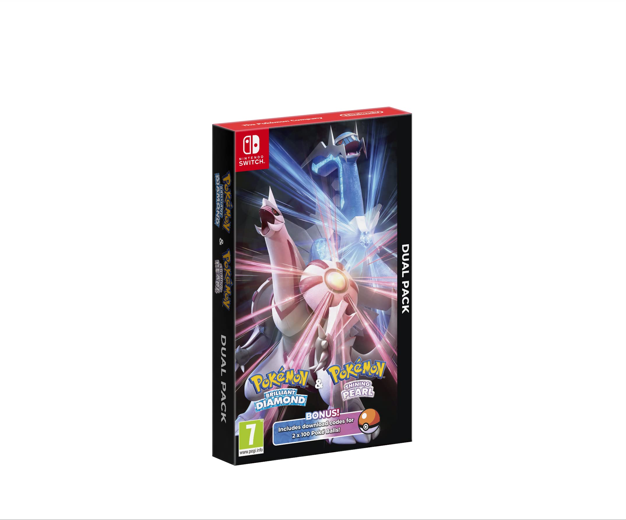Pokemon Brilliant Diamond & Shining Pearl Bundle - Nintendo Switch Game for Kids & Adults - Perfect for Family Game Nights & Travel Entertainment