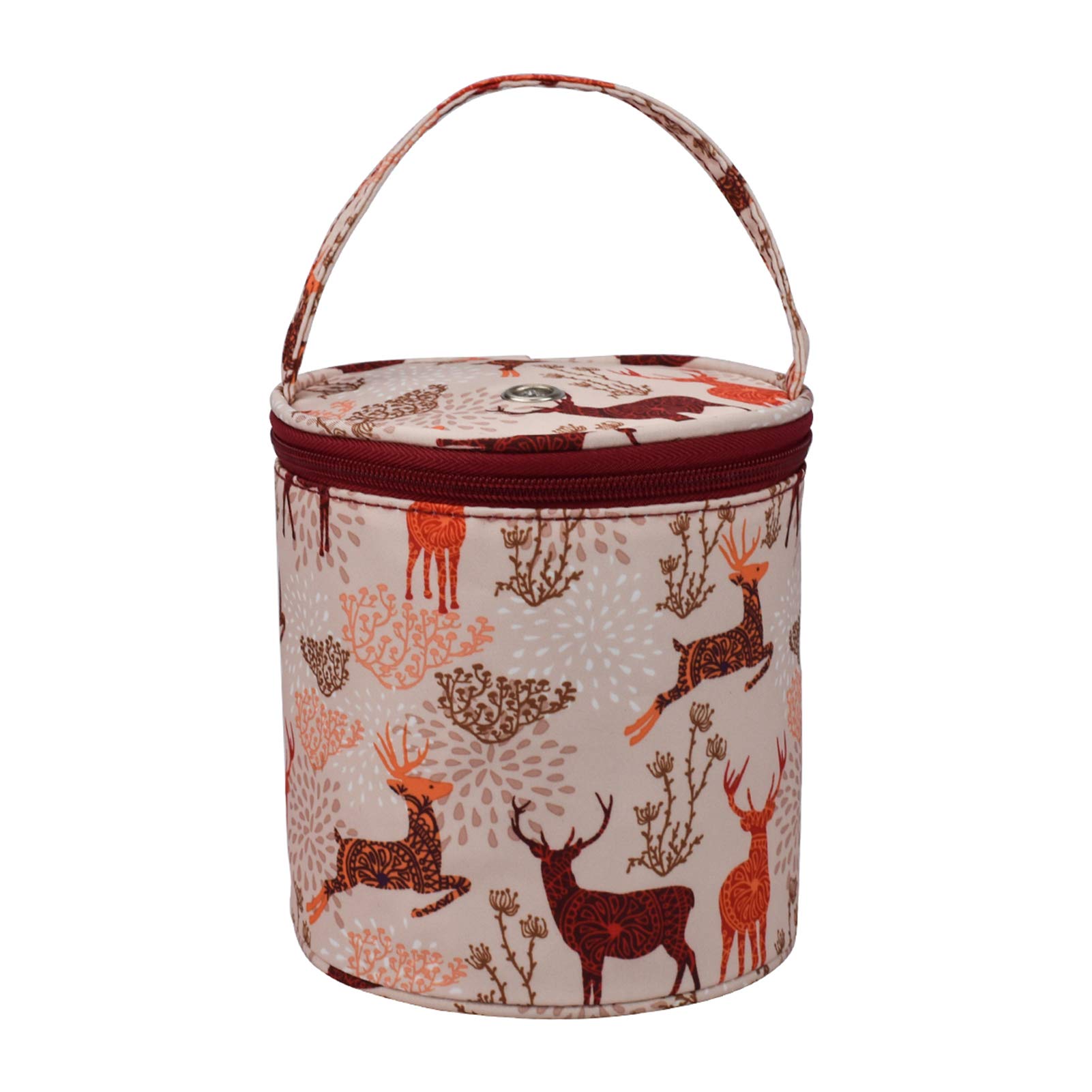 Yarn Storage Tote Bag - Large Knitting & Crochet Organizer with Multiple Pockets for Needles, Hooks & Sewing Accessories | Perfect for Crafters, DIY Projects & On-the-Go Knitting
