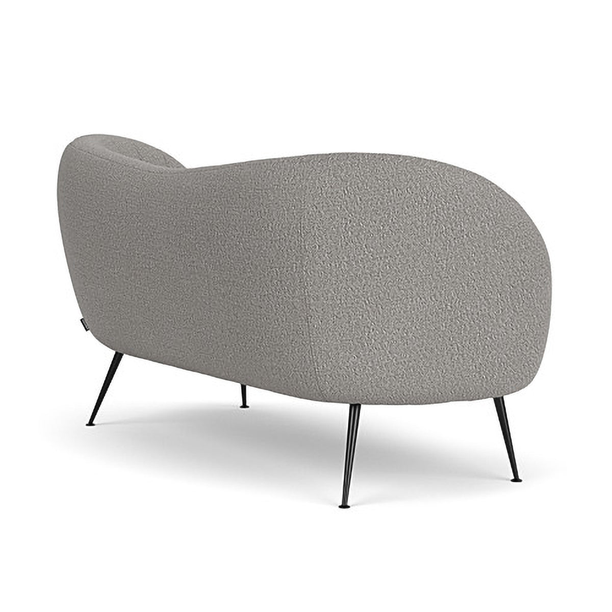 Flora Boucle 2-Seater Sofa - Modern Upholstered Loveseat for Living Room, Bedroom & Small Spaces | Soft Chenille Fabric Couch with Solid Wood Frame