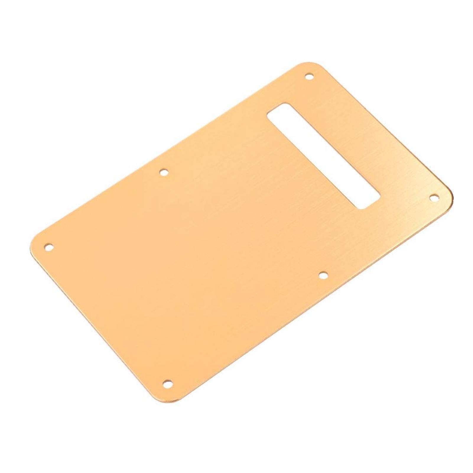 Electric Guitar Back Plate & Pickguard Tremolo Cavity Cover - Gold Bass Guitar Accessories Kit for Fender Stratocaster & Jazz Bass - Perfect for DIY Repairs & Instrument Protection
