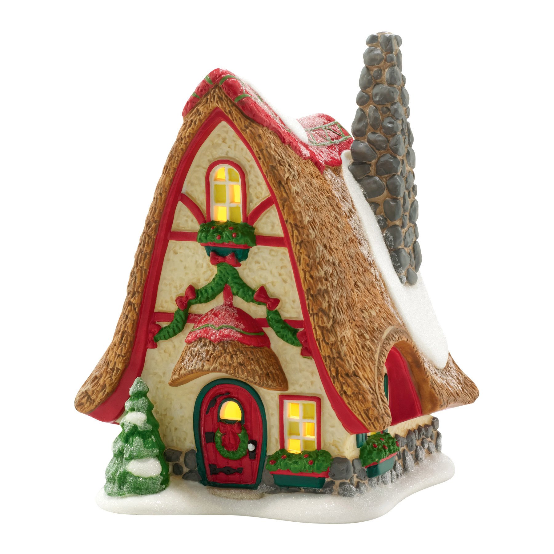 Department 56 North Pole Village Tinker's Tiny Home Lit House - 5.9 Inch Christmas Collectible for Holiday Decorations & Gift Giving