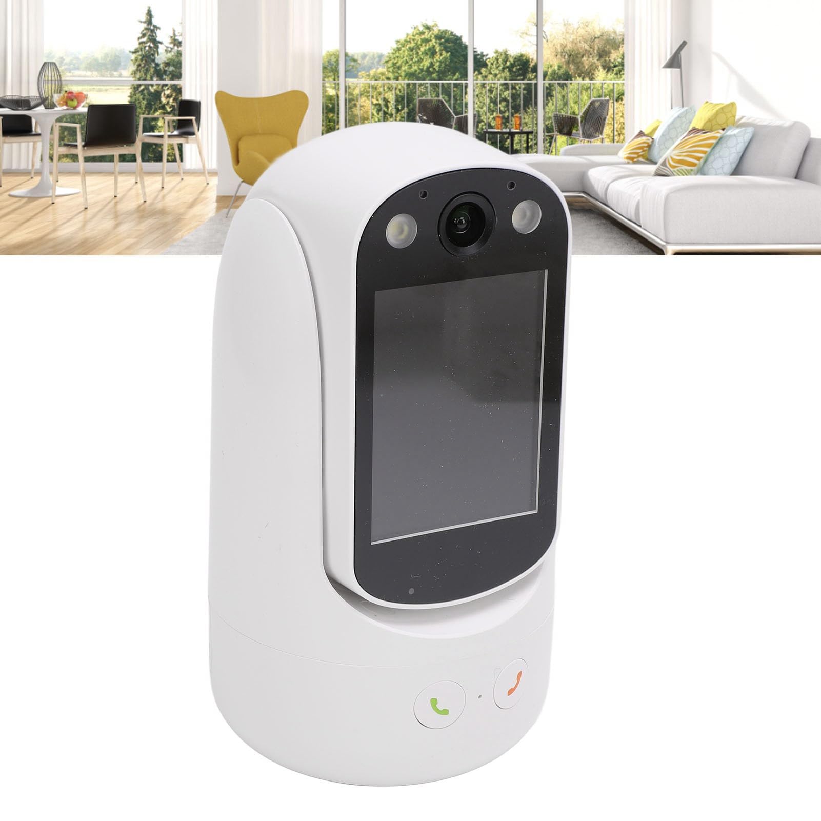 HD Video Calling Camera with Night Vision & Motion Tracking - 2-Way Security Camera for Home Monitoring, Baby/Pet Watching, and Office Surveillance
