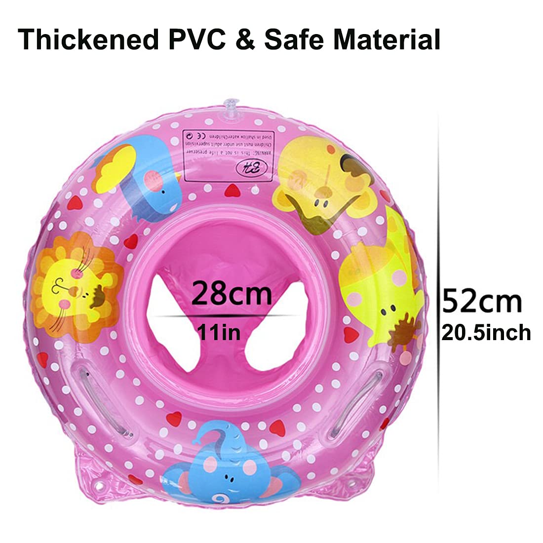 **Baby Swimming Float Ring - Inflatable Pool Float for Toddlers & Kids (6 Months-3 Years) - Safe & Comfortable Infant Swim Aid for Bathtub, Pool, Beach & Water Play**
