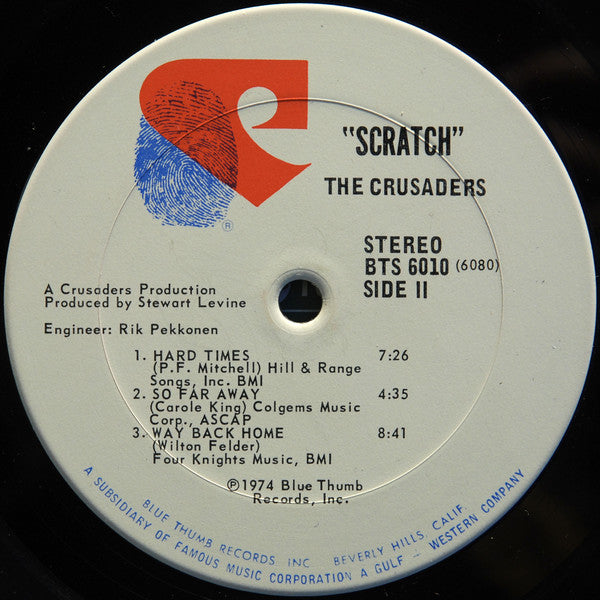 The Crusaders - Scratch (LP, Album, San) - Vinyl Record in Very Good Plus (VG+) Condition - Perfect for Jazz Collectors & Music Enthusiasts