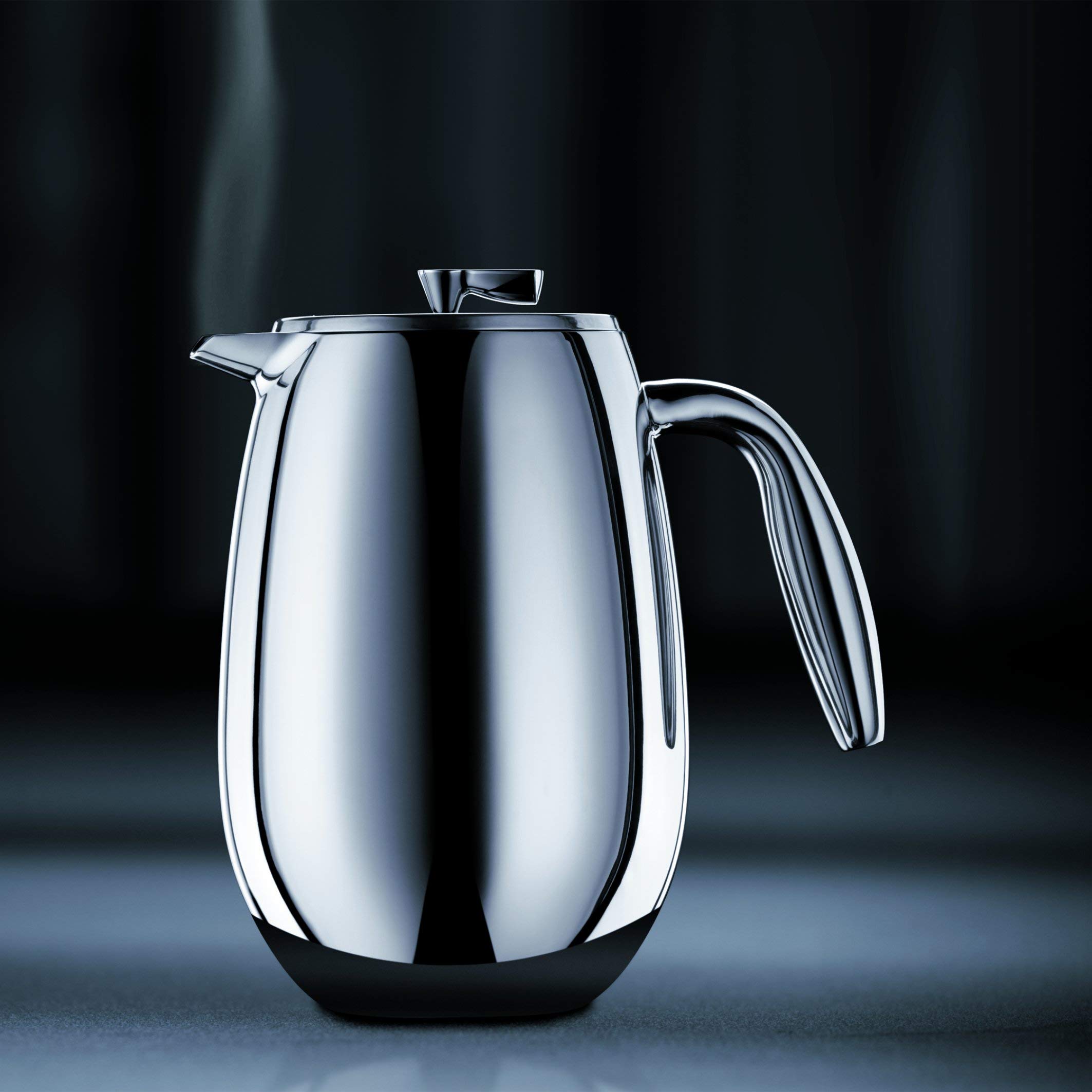 Boduk UK 1.5L Columbia French Press Coffee Maker - Matte Finish Stainless Steel for Home, Office & Camping Use