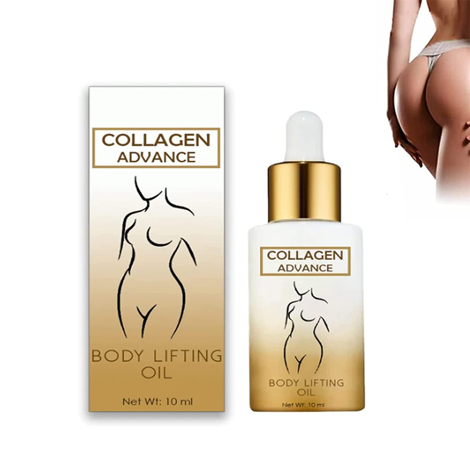 **Advanced Collagen Body Lifting Oil – Firming & Tightening Skincare for Smooth & Toned Skin – Perfect for Post-Workout Recovery & Daily Hydration (3-Pack)**